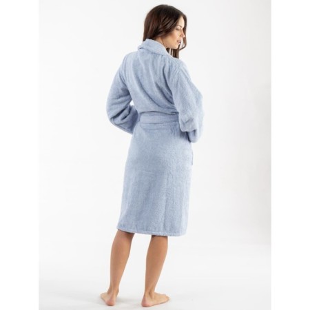 Frequency bathrobe, size 46, lilac color-1