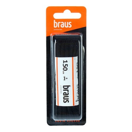 Shoes for shoes, flat, with impregnation, d = 5mm, 150cm, black color-2