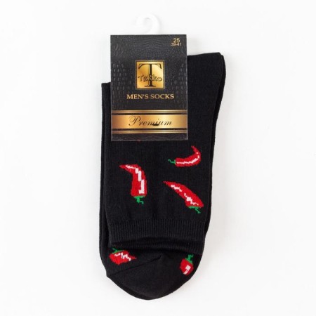 Socks men's "peppers" color black, size 29-2