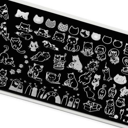 TNL Premium mini kitty stamping plate-1