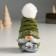 Souvenir Polystone "Grandfather Frost" Red-Green 7x6.5x12 cm