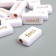 Beads for creativity plastic "Golden inscriptions" White set 20 grams