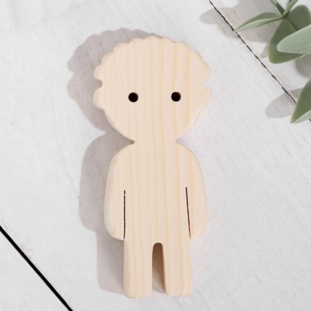 Harvesting for creativity "Figure Boy Curly" 8x3.7 cm-1