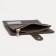 Women's wallet on the button, khaki color