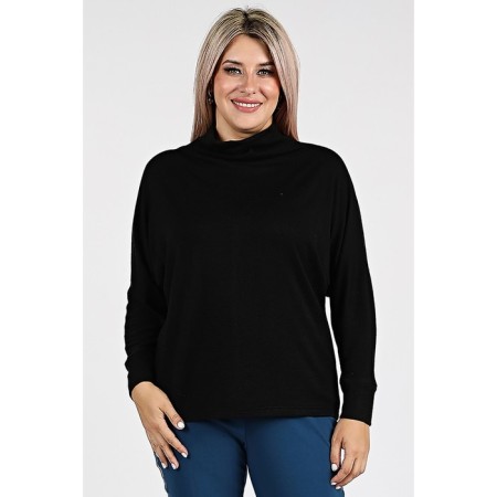 Women's turtleneck, size 52, black color