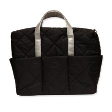 Business bag, lightning department, black color 38x13x30cm