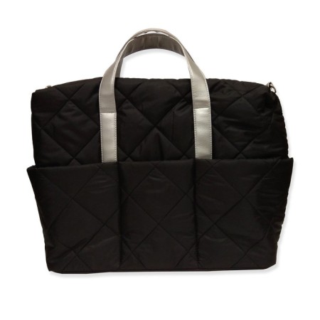 Business bag, lightning department, black color 38x13x30cm
