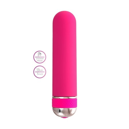 Unrealistic vibrator A-Toys byfa Mastick Mini, ABS plastic, pink color, 13 cm-14