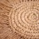 Wicker rug round 25x25 cm, sisal