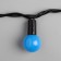 Garland “thread” 10 m with nozzles “balls 2.5 cm”, IP44, dark thread, 100 LED, glow blue, 8 modes, 220 V