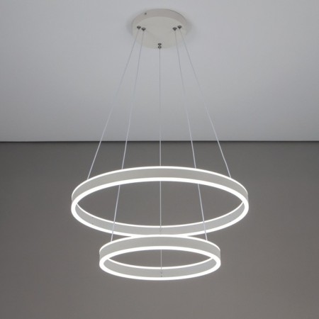 Suspended Citilux “duet” CL719640, 60x60x17 cm, 1x108W, LED, white color-16