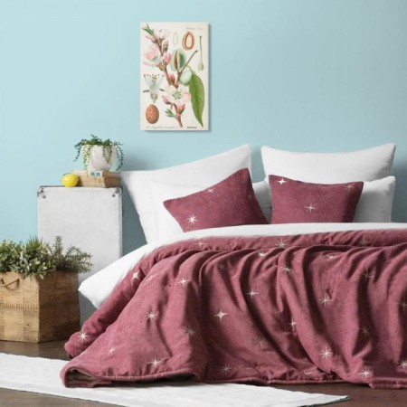 Cover with pillowcases "Belli", size 160x220 cm, pink color