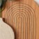 Decorative wood hooks "Abstraction. Eucalyptus in a vase" 1.5x19.2x23.3 cm