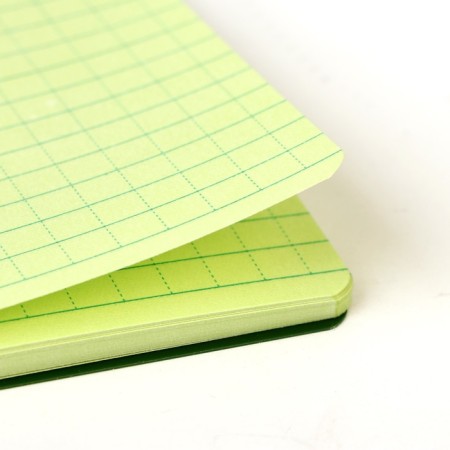 Subscribed notebook 15 x 10 cm, green-5