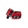 Toyfa Theatre shackles, leather, 28 cm, red color