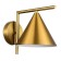 Sconces st. SL1007.201.01. Dizzie. 1x40 watts, E27, 20x22 cm, brass color
