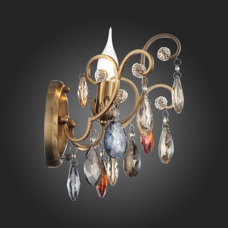 Sconces st. SL421.301.01. Vianeta. 1x40 W, E14, 26.5x23 cm, bronze color-4