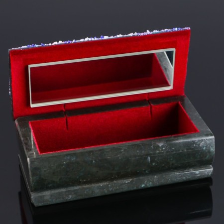 Casket "Winter" 15x7x5.5 cm, stone baby, coil-2