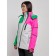 Ski jacket female winter, size 48, pink color