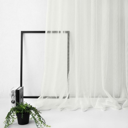 Tulle "Woodstock", size 300x270 cm, ivory color-1