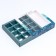 New Year. Box of 16 sweets, 17.7x17.7x3.8 cm, confectionery packaging