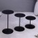 Set of candlesticks 10x20; 10x15; 10x10 cm, black