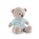 Soft toy "Bear Toptyzhkin", star, gray color, 17 cm