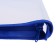 Lightning folder from 3 sides A5, 450MKM, transparent, with a blue cant
