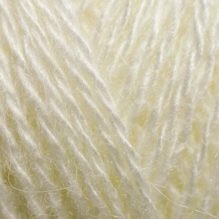 Yarn "Tenderness" 60% acrylic, 40% goats fluff 230m/100g (white)-3