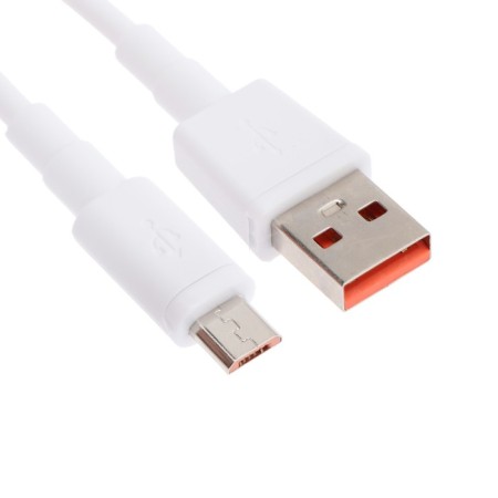 Krutoff Classic, MicroUSB cable - USB, 1.5 A, 1 m, TPE coating, white