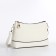 Bag Cross-Bodi with a zipper, white color