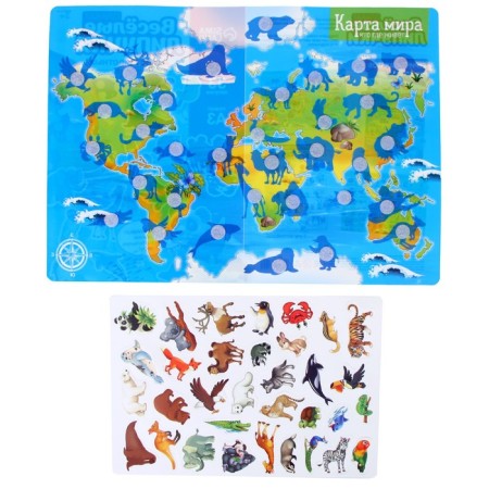Velcro game "Animals of the World", posters-3