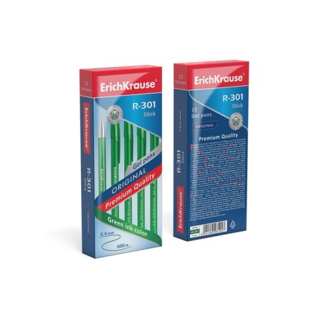 Gel handle R-301 Original Gel, node 0.5 mm, green ink, letter line length 600 meters-7