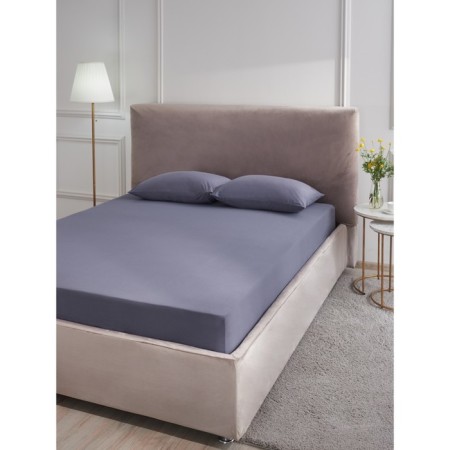 Gray sheet on Gray, size 160x200x20 cm