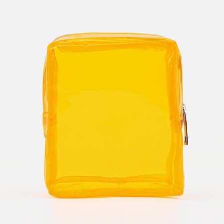 Lightning cosmetic bag, yellow color-1
