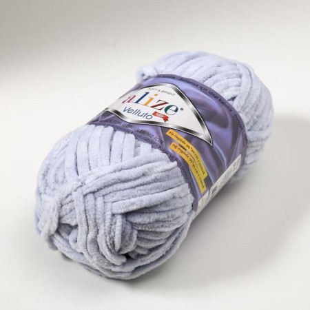Yarn "Velluto" 100% micropoliester 68m/100g (416 St. Series)-1
