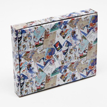 Box a team cover is, with a window, "New Year's Post", 26 x 21 x 4 cm, 1 pc.-2