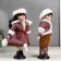Doll Collectible couple set 2 pcs "Nick and Pasha in outfits with fur" 30 cm