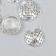 Decor for creativity Metal "Planet Earth" silver 2.1x2.5 cm