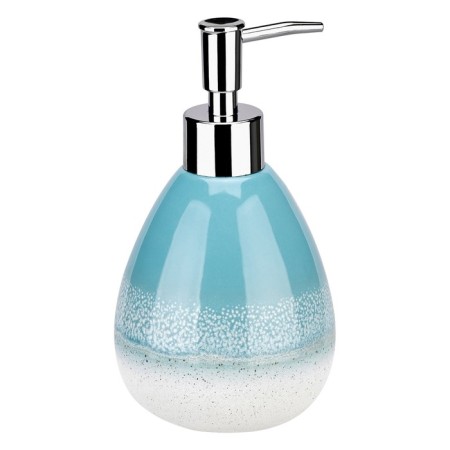 Liquid soap dispenser, 9.3x9.3x17 cm, blue color-2
