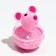 Nevali toy "Mouse" with a compartment for treats (up to 1 cm), 4.7 x 6.5 cm, pink