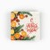 Folding box “Happy New Year!”, Oranges 14 x 14 x 3.5 cm, New Year