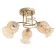 Frezi chandelier 3he27 40W gold 54x54x28 cm Bayerlux