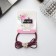 Hair elastic band "Milada" butterfly, 5 cm, mix
