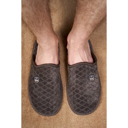 Male slippers, size 44-45, brown color-2
