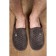 Male slippers, size 44-45, brown color