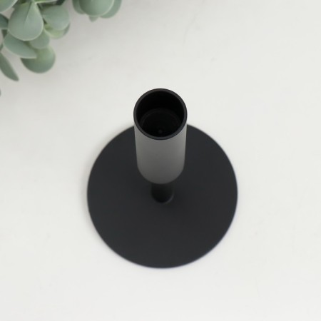 Summary metal per 1 candle "Simp" d = 2 cm black 9x16 cm-2