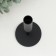 Summary metal per 1 candle "Simp" d = 2 cm black 9x16 cm