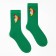 Male socks "Mr. Banana", green color, size 39-44