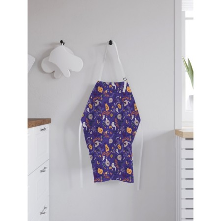 Apron kitchen with a photocrint "Samain", adjustable, size OS-1